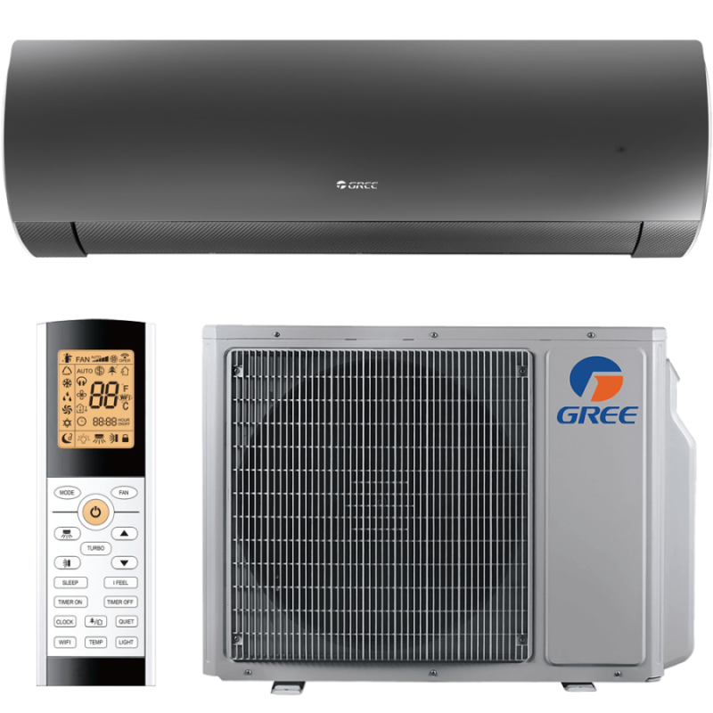 Gree Dark Pro GWH18ACDXF-K6DNA1A oldalfali mono split klíma 5.2 kW