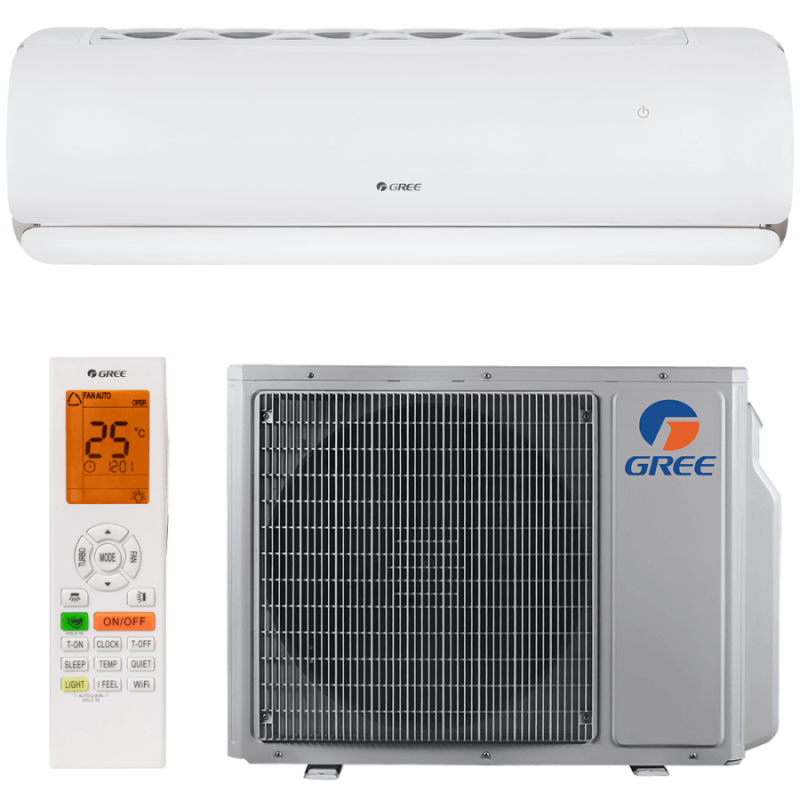 Gree G-Tech GWH09AECXB-K6DNA1A oldalfali mono split klíma 2.7 kW