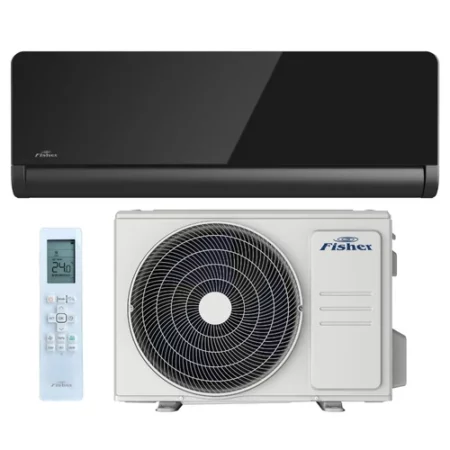 Fisher Art 2,5 kW Antracit - Fekete tükrös előlappal FSAIF-Art-94AE3-B/FSOAIF-Art-94AE3